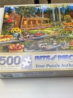 Bits and Pieces 500-Piece 'Leftovers For Supper' Puzzle - Multicolor